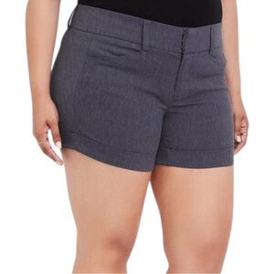 torrid Charcoal Gray Plus Size Dress Shorts
